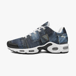 Air Cushion Sneakers Blue Jeans Patchwork