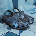 Classic Clogs Blue Denim Patchwork