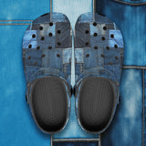 Classic Clogs Blue Denim Patchwork