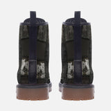 Leather Boots Gothic Patchwork Collage