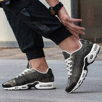 Air Cushion Sneakers Gothic Patchwork Collage