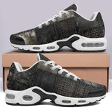 Air Cushion Sneakers Gothic Patchwork Collage