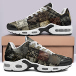 Air Cushion Sneakers Grungy Patchwork