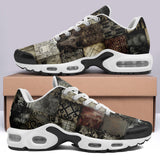 Air Cushion Sneakers Grungy Patchwork
