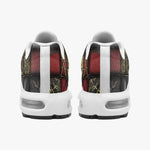 Air Cushion Sneakers Grungy Gothic Patchwork Collage