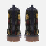 Leather Boots Grungy Gothic Patchwork Collage