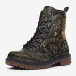 Leather Boots Steampunk Eagle Art