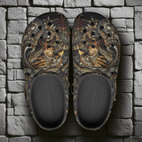 Classic Clogs Steampunk Eagle Art
