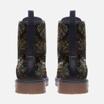 Leather Boots Engraved Animals Artwork