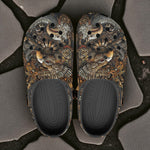 Classic Clogs Engraved Animals Artwork