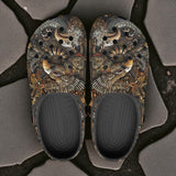 Classic Clogs Engraved Animals Artwork
