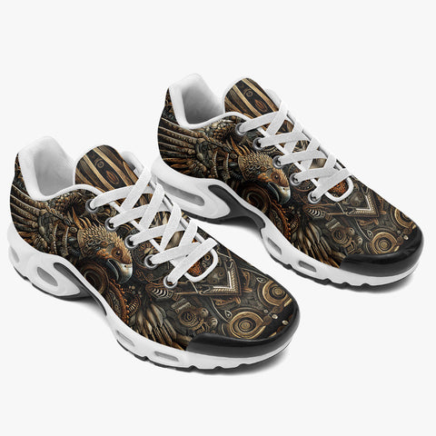 Air Cushion Sneakers Engraved Artwork of Iron Eagle