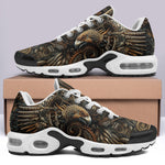 Air Cushion Sneakers Engraved Artwork of Iron Eagle