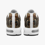 Air Cushion Sneakers Futurist Mechanical Engraved Metal Art