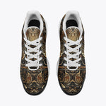 Air Cushion Sneakers Futurist Mechanical Engraved Metal Art