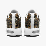 Air Cushion Sneakers Engraved Bronze Bird Artwork