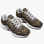 Air Cushion Sneakers Engraved Bronze Bird Artwork
