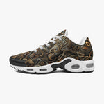Air Cushion Sneakers Engraved Bronze Bird Artwork