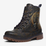 Leather Boots Mythological Aztec Art