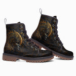 Leather Boots Mythological Aztec Art