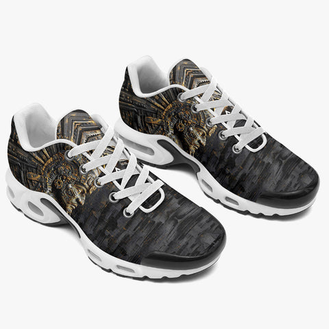 Air Cushion Sneakers Ancient Aztec Mask