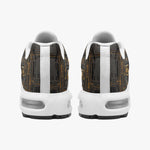 Air Cushion Sneakers Golden Mayan Art