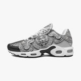 Air Cushion Sneakers White 3D Aztec Temple Ornament