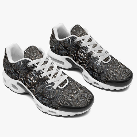 Air Cushion Sneakers Metal Mask Aztec Art