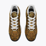 Air Cushion Sneakers Gold Aztec Calendar