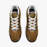 Air Cushion Sneakers Gold Aztec Calendar