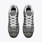 Air Cushion Sneakers Mayan Art Metal Ornaments