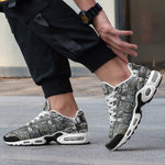 Air Cushion Sneakers Mayan Art Metal Ornaments
