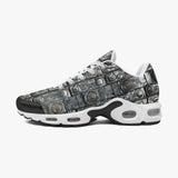 Air Cushion Sneakers Mayan Art Metal Ornaments