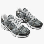 Air Cushion Sneakers Aztec Art Metal Ornaments