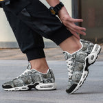 Air Cushion Sneakers Aztec Art Metal Ornaments