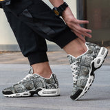 Air Cushion Sneakers Aztec Art Metal Ornaments