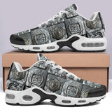 Air Cushion Sneakers Aztec Art Metal Ornaments
