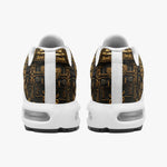 Air Cushion Sneakers Golden Mask Aztec Art