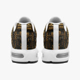 Air Cushion Sneakers Golden Mask Aztec Art