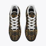 Air Cushion Sneakers Golden Mask Aztec Art