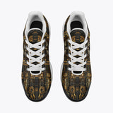 Air Cushion Sneakers Golden Mask Aztec Art