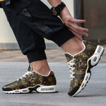 Air Cushion Sneakers Golden Mask Aztec Art