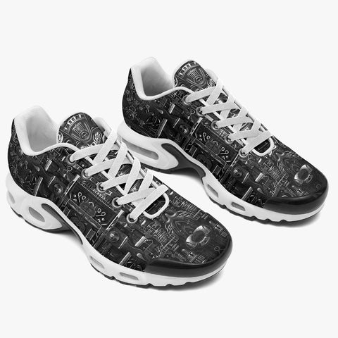 Air Cushion Sneakers Antique Metal Wall Art