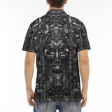 Men's Polo Shirt Antique Metal Wall Art