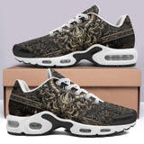 Air Cushion Sneakers Gothic Metal Dragon Artwork