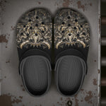 Classic Clogs Gothic Metal Dragon Artwork