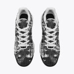Air Cushion Sneakers Vintage Grungy Newspaper