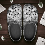 Classic Clogs Vintage Grungy Newspaper