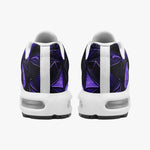 Air Cushion Sneakers Blue Triangles Geometric