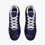 Air Cushion Sneakers Blue Triangles Geometric